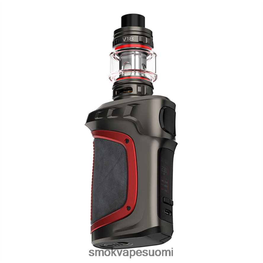 SMOK MAG-18 harmaa punainen nahka pakki 46N02D70 | SMOK Vape Store